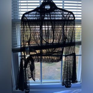 Free People long sleeve lace top